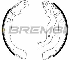 BREMSI GF0447 - GANASCE FRENO - BRAKE SHOES