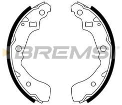 BREMSI GF0665 - GANASCE FRENO - BRAKE SHOES