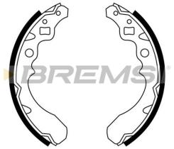 BREMSI GF0670 - GANASCE FRENO - BRAKE SHOES