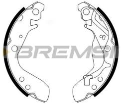 BREMSI GF0712 - GANASCE FRENO - BRAKE SHOES