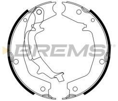 BREMSI GF0747 - GANASCE FRENO - BRAKE SHOES