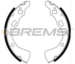 BREMSI GF0770 - GANASCE FRENO - BRAKE SHOES