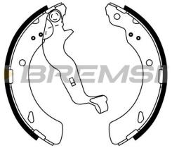 BREMSI GF0922 - GANASCE FRENO - BRAKE SHOES