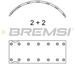 BREMSI GF0994 - GANASCE FRENO - BRAKE SHOES