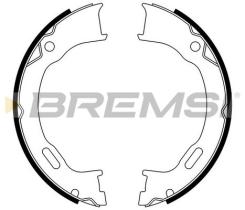 BREMSI GF4745 - GANASCE FRENO - BRAKE SHOES