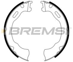 BREMSI GF4791 - GANASCE FRENO - BRAKE SHOES