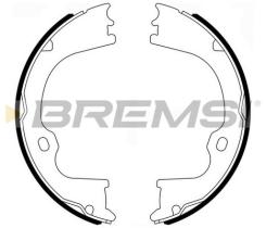 BREMSI GF4947 - GANASCE FRENO - BRAKE SHOES