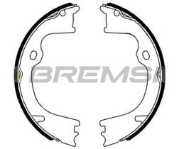 BREMSI GF4962 - GANASCE FRENO - BRAKE SHOES