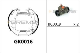 BREMSI GK0016 - KIT PREM. GANASCE - FAST SHOES KIT
