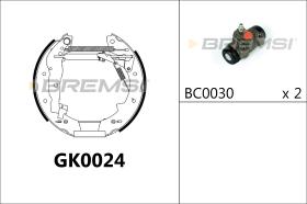 BREMSI GK0024 - KIT PREM. GANASCE - FAST SHOES KIT