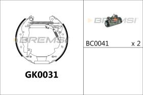 BREMSI GK0031 - KIT PREM. GANASCE - FAST SHOES KIT