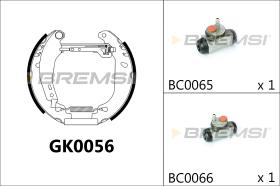 BREMSI GK0056 - KIT PREM. GANASCE - FAST SHOES KIT