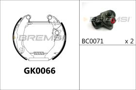 BREMSI GK0066 - KIT PREM. GANASCE - FAST SHOES KIT