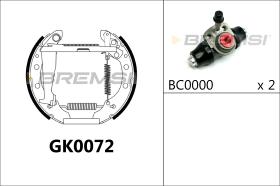 BREMSI GK0072 - KIT PREM. GANASCE - FAST SHOES KIT