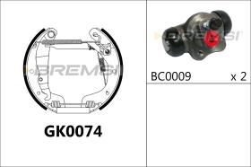 BREMSI GK0074 - KIT PREM. GANASCE - FAST SHOES KIT