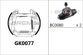 BREMSI GK0077 - KIT PREM. GANASCE - FAST SHOES KIT