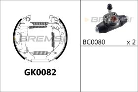 BREMSI GK0082 - KIT PREM. GANASCE - FAST SHOES KIT