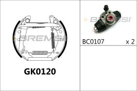 BREMSI GK0120 - KIT PREM. GANASCE - FAST SHOES KIT