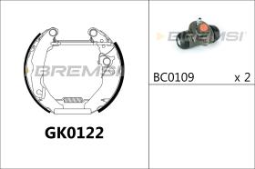BREMSI GK0122 - KIT PREM. GANASCE - FAST SHOES KIT