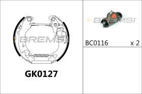 BREMSI GK0127 - KIT PREM. GANASCE - FAST SHOES KIT