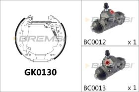 BREMSI GK0130 - KIT PREM. GANASCE - FAST SHOES KIT
