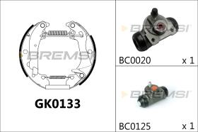 BREMSI GK0133 - KIT PREM. GANASCE - FAST SHOES KIT