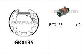 BREMSI GK0135 - KIT PREM. GANASCE - FAST SHOES KIT