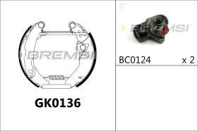 BREMSI GK0136 - KIT PREM. GANASCE - FAST SHOES KIT