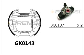 BREMSI GK0143 - KIT PREM. GANASCE - FAST SHOES KIT
