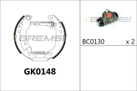 BREMSI GK0148 - KIT PREM. GANASCE - FAST SHOES KIT