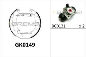BREMSI GK0149 - KIT PREM. GANASCE - FAST SHOES KIT
