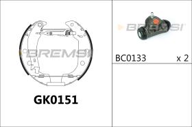 BREMSI GK0151 - KIT PREM. GANASCE - FAST SHOES KIT