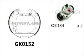 BREMSI GK0152 - KIT PREM. GANASCE - FAST SHOES KIT