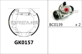 BREMSI GK0157 - KIT PREM. GANASCE - FAST SHOES KIT