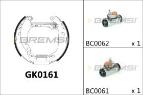 BREMSI GK0161 - KIT PREM. GANASCE - FAST SHOES KIT