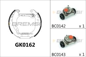 BREMSI GK0162 - KIT PREM. GANASCE - FAST SHOES KIT