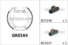 BREMSI GK0164 - KIT PREM. GANASCE - FAST SHOES KIT