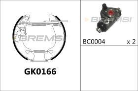 BREMSI GK0166 - KIT PREM. GANASCE - FAST SHOES KIT