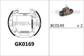 BREMSI GK0169 - KIT PREM. GANASCE - FAST SHOES KIT