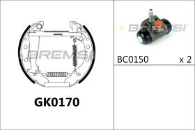 BREMSI GK0170 - KIT PREM. GANASCE - FAST SHOES KIT