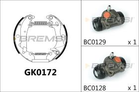 BREMSI GK0172 - KIT PREM. GANASCE - FAST SHOES KIT
