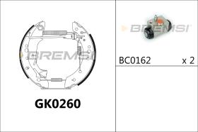 BREMSI GK0260 - KIT PREM. GANASCE - FAST SHOES KIT