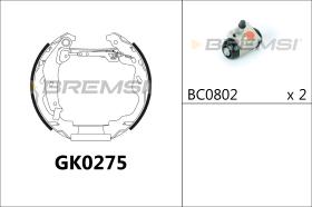 BREMSI GK0275 - KIT PREM. GANASCE - FAST SHOES KIT