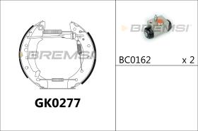 BREMSI GK0277 - KIT PREM. GANASCE - FAST SHOES KIT