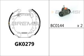 BREMSI GK0279 - KIT PREM. GANASCE - FAST SHOES KIT