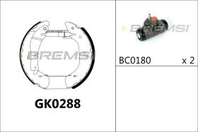 BREMSI GK0288 - KIT PREM. GANASCE - FAST SHOES KIT