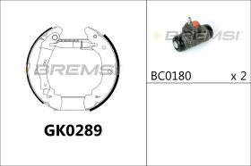 BREMSI GK0289 - KIT PREM. GANASCE - FAST SHOES KIT