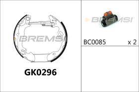 BREMSI GK0296 - KIT PREM. GANASCE - FAST SHOES KIT