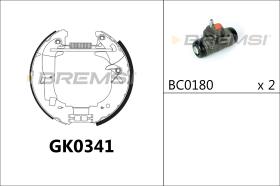 BREMSI GK0341 - KIT PREM. GANASCE - FAST SHOES KIT