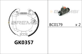 BREMSI GK0357 - KIT PREM. GANASCE - FAST SHOES KIT